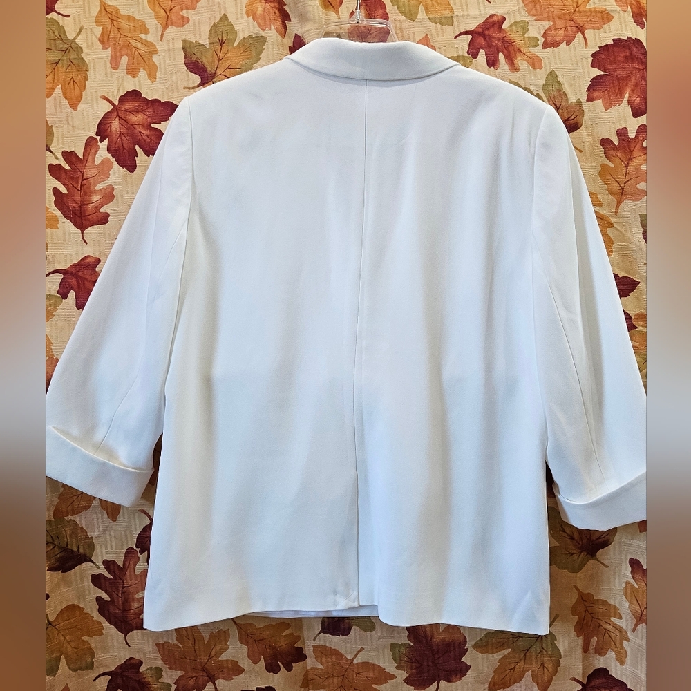 Ann Taylor-NEW with tags, White Woman's Blazer size XXL - Picture 2 of 14